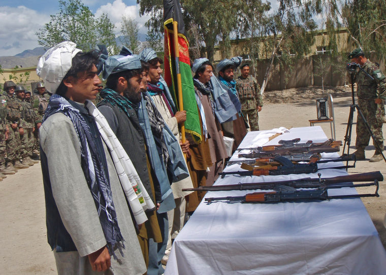 Former insurgents take part in reintegration ceremony